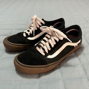 Classic black Vans low tops